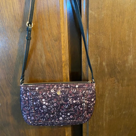 LC Lauren Conrad Handbags - Lauren Conrad plum pink wool purse handbag crossbody